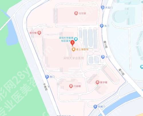 深圳大学总医院地址.jpg 深圳大学总医院整形美容外科哪位医生的技术比较好?院内案例分享