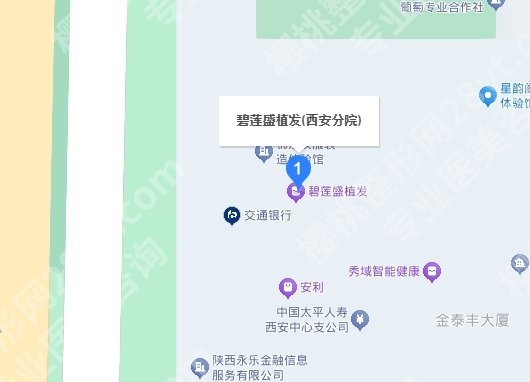 西安碧莲盛植发医院地址在哪里?院内相关项目盘点!戳进来看详情