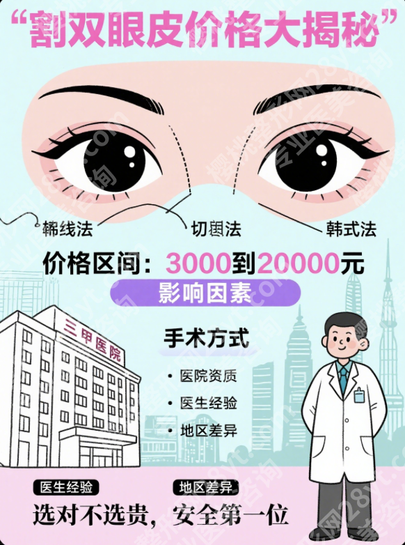 浙一双眼皮收费标准看这里:影响费用的3个关键因素深扒