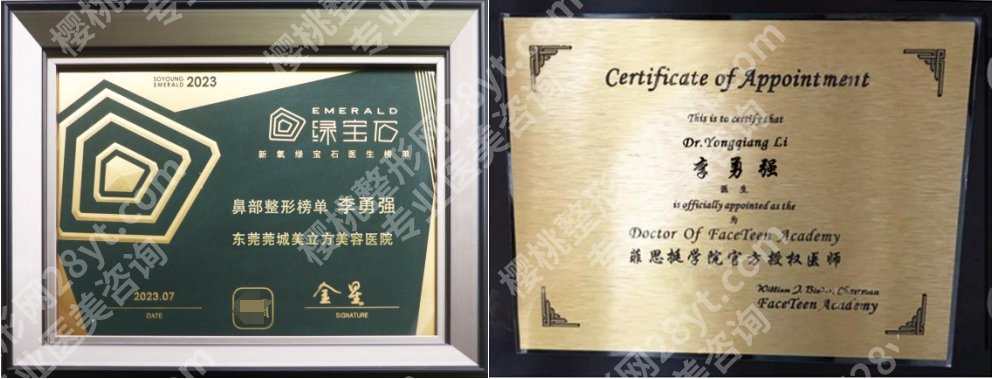 东莞隆鼻专家排行榜：李勇强医生——东莞美立方