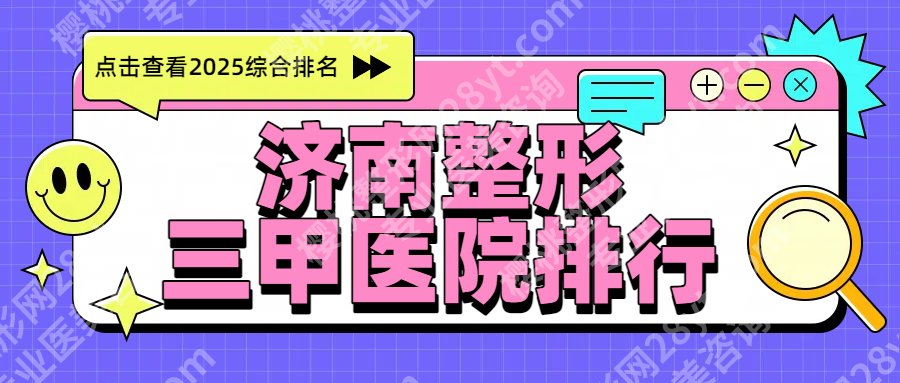 2025济南整形三甲医院排行发布！市中心医院、人民医院等实力强劲！