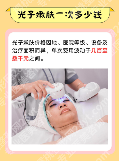 安徽医科大学第二附属医院光子嫩肤多少钱？新价格表+设备效果实测
